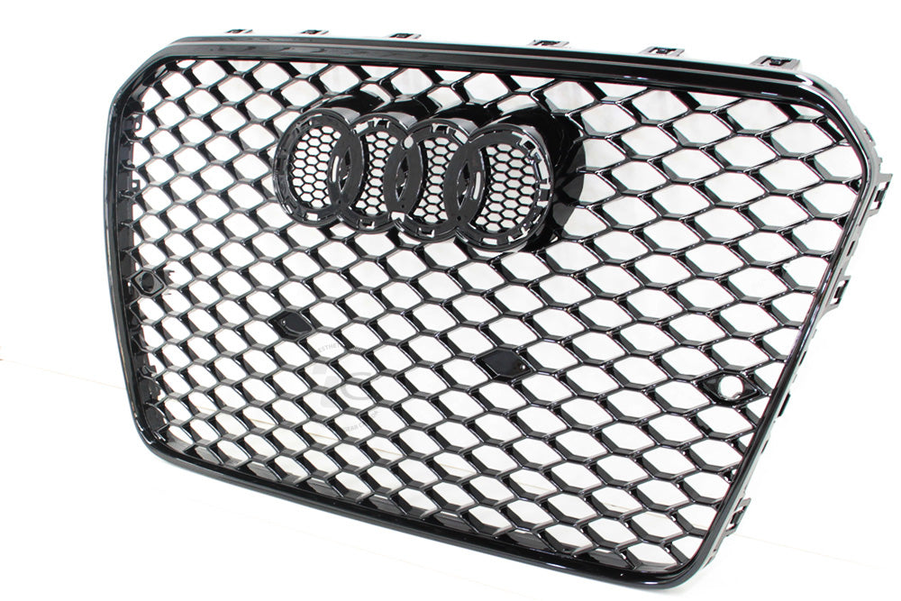 13-17 AUDI A5 S5 B8.5 - RS STYLE FRONT HONEYCOMB GRILL