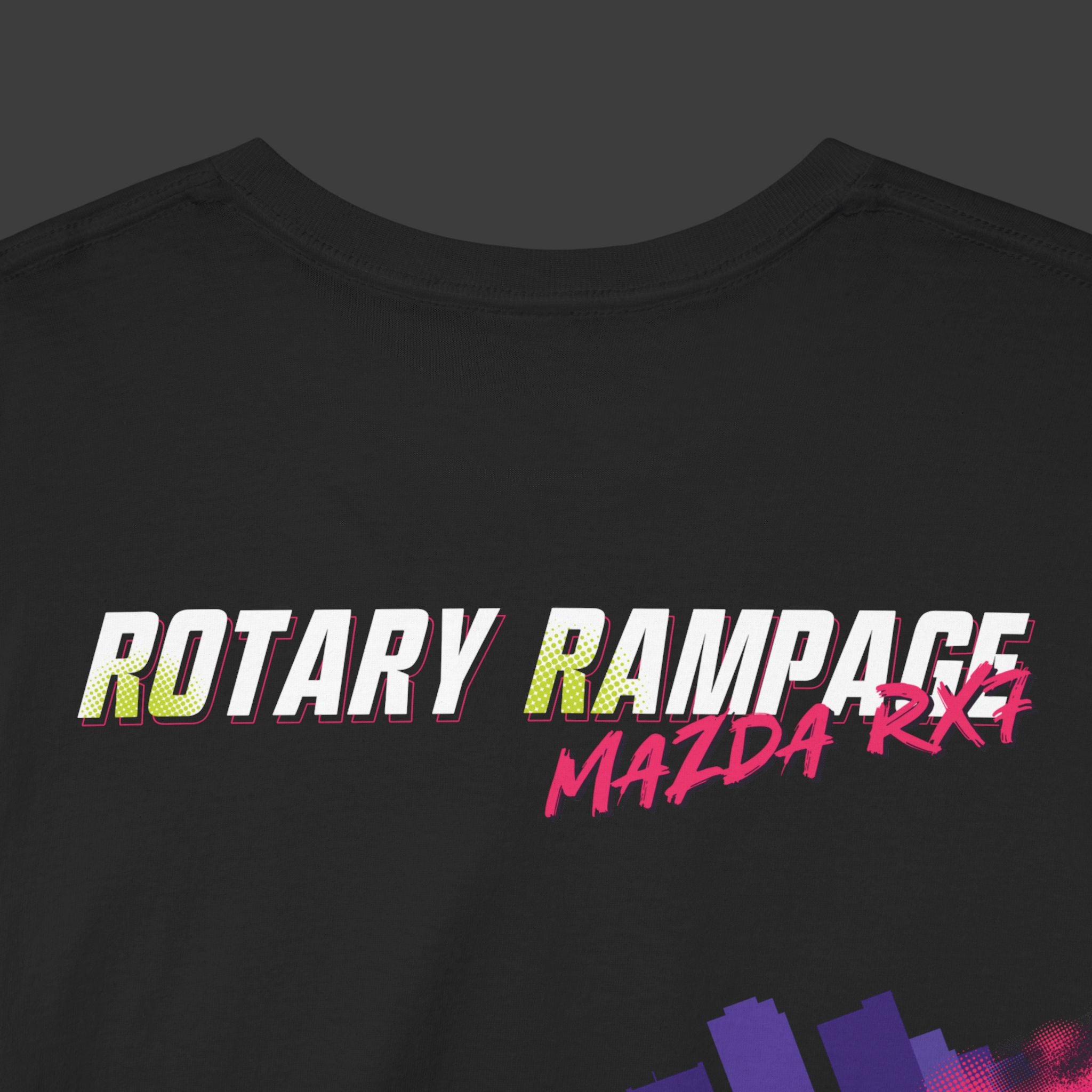 CarWorldDesign X Clutch — Rotary Rampage RX7 T‑Shirt
