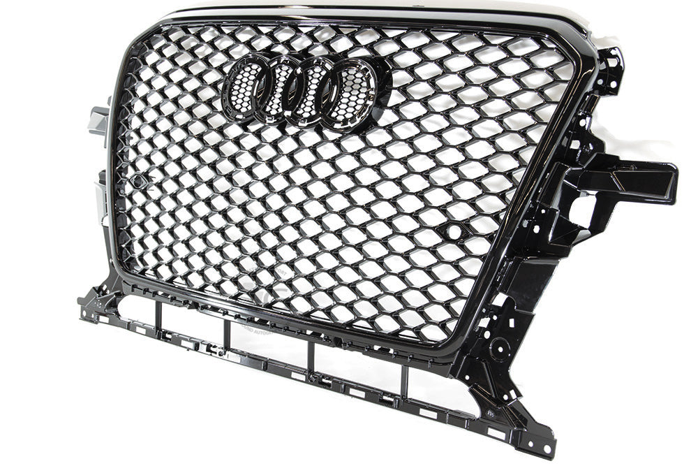 13-17 AUDI Q5/SQ5 - RS STYLE FRONT HONEYCOMB GRILL