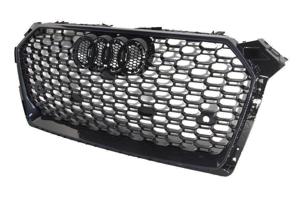 18-20 AUDI A5 S5 B9 - RS STYLE FRONT HONEYCOMB GRILL
