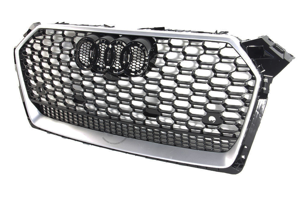 18-20 AUDI A5 S5 B9 - RS STYLE FRONT HONEYCOMB GRILL