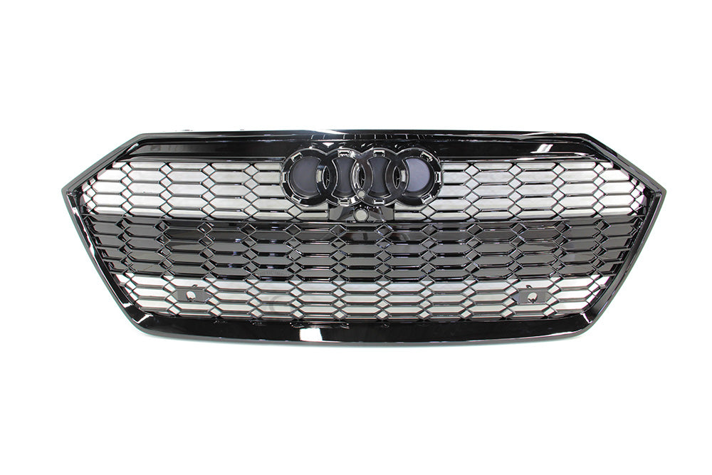 19-23 AUDI A7 S7 C8 - RS STYLE FRONT HONEYCOMB GRILLE