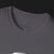 Collar of Monster Classic SS V8 Automotive Graphic T-Shirt – Charcoal unisex tee featuring a sleek outline graphic of a classic SS V8 muscle car. A stylish gift for muscle car lovers and vintage car enthusiasts.