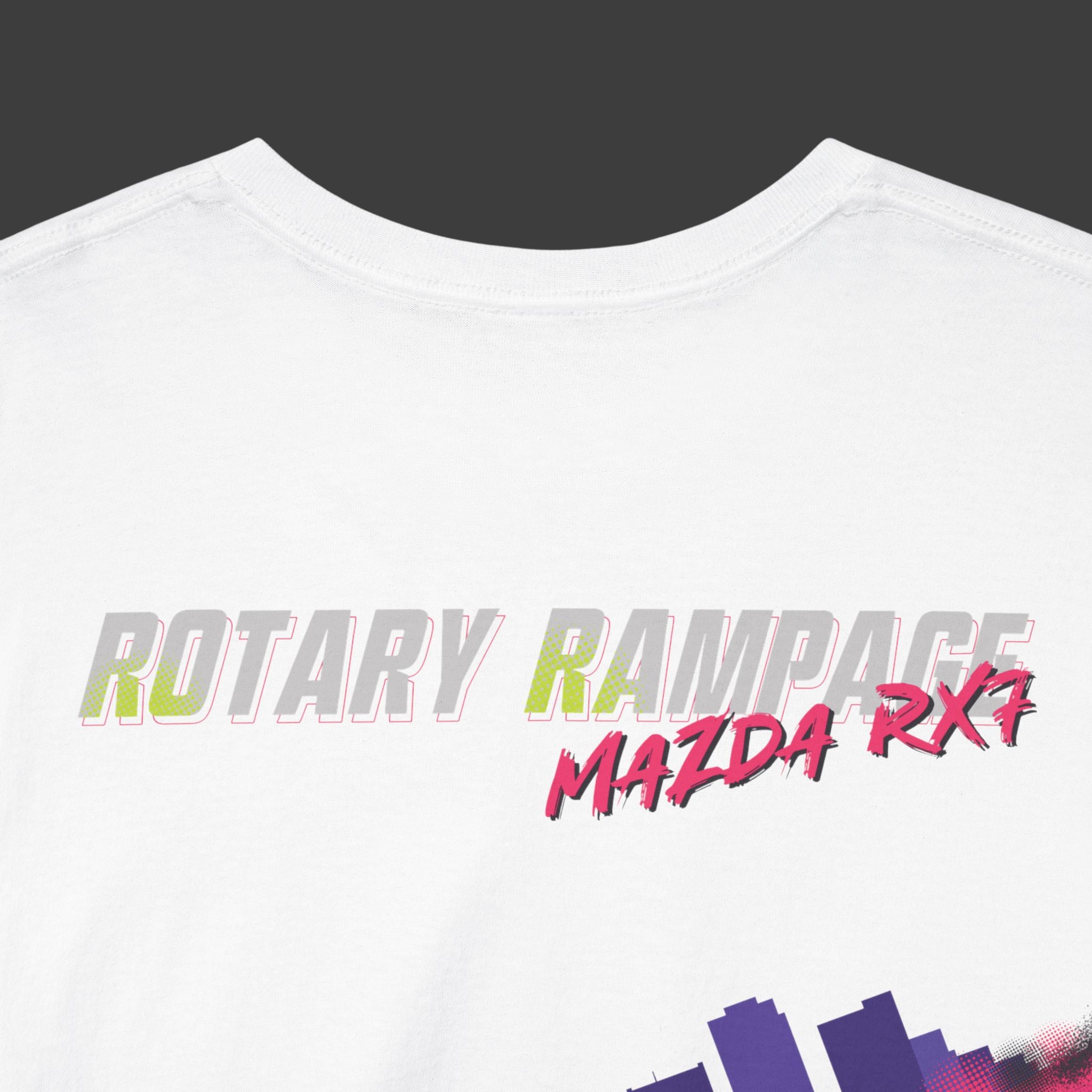 CarWorldDesign X Clutch — Rotary Rampage RX7 T‑Shirt