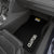 Clutch Car Mat Set – Front Right Premium set of black car mats featuring the Clutch logo and "Gear Up, Rev High" tagline Displayed in the front seat of a car. Designed for durability and style, perfect for automotive enthusiasts.