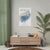 Circuit de Monaco F1 Track Details Poster in a Living Room Setting – Stylish automotive poster featuring the Monaco Grand Prix circuit map, track statistics, and key details. Ideal gift for Formula 1 and racing enthusiasts.