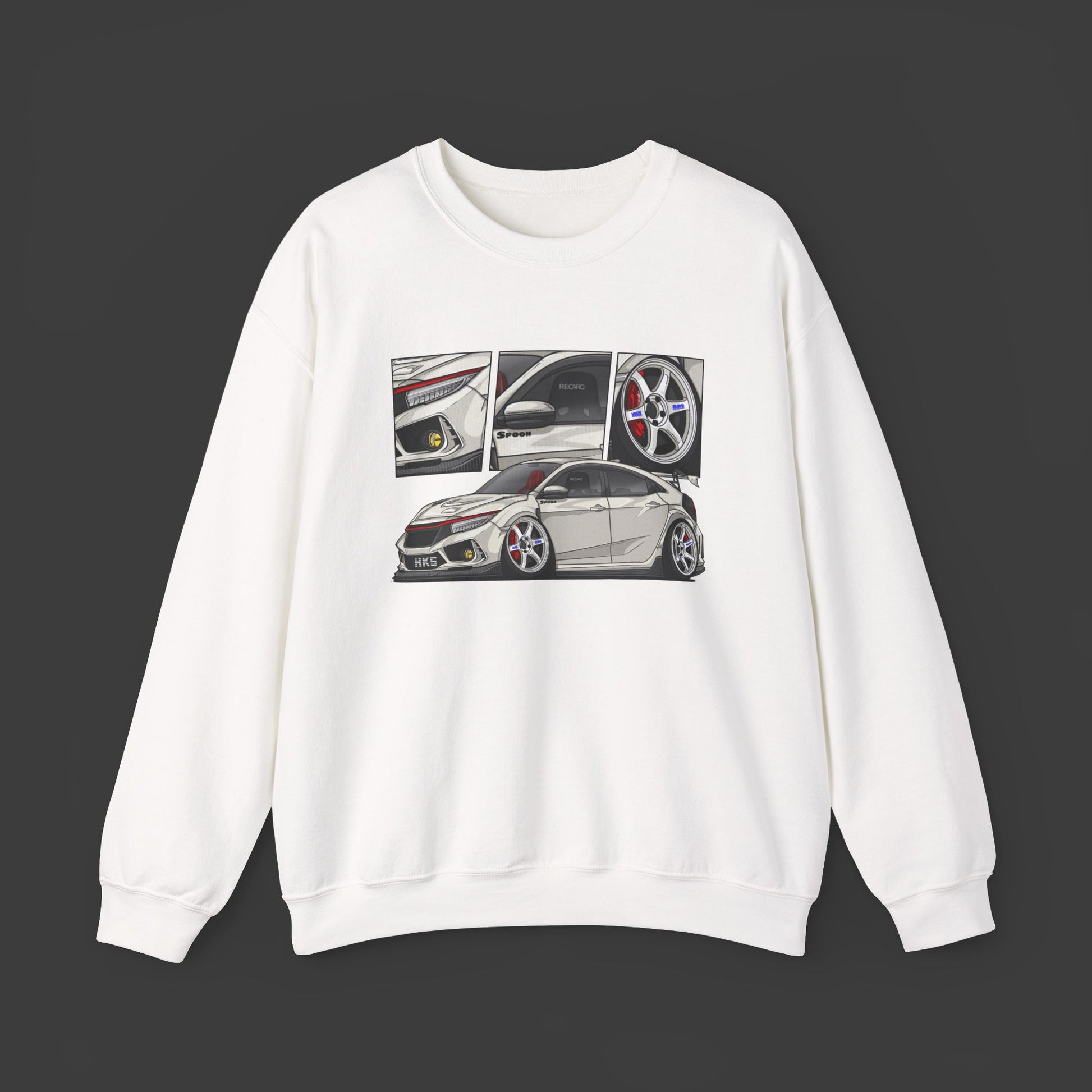 Jtooned X Clutch — FK8 Type R Sweatshirt