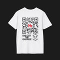 Back of Clutch Classic Unlock The Garage Automotive Graphic T-Shirt – White tee featuring a small "Clutch Automotive Apparel" chest design. Perfect gift for car lovers and gearheads.