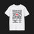 Back of Clutch Classic Unlock The Garage Automotive Graphic T-Shirt – White tee featuring a small "Clutch Automotive Apparel" chest design. Perfect gift for car lovers and gearheads.