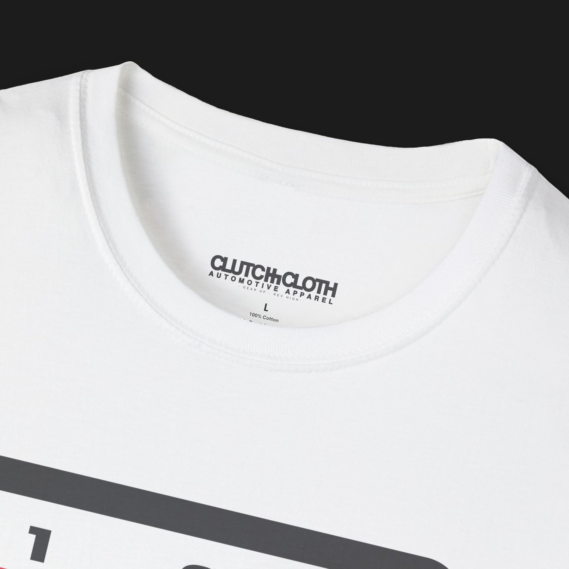Endangered Species Shifter Automotive Graphic T-Shirt Collar – White unisex tee featuring a bold manual gear shift design with 'Endangered' text. A perfect gift for stick shift enthusiasts and car lovers.