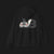 Back of 69 SS V8 Automotive Graphic Hoodie – Black unisex hoodie featuring a detailed rear view of a 1969 Camaro SS with bold 'V8' lettering in black. Perfect for muscle car enthusiasts.