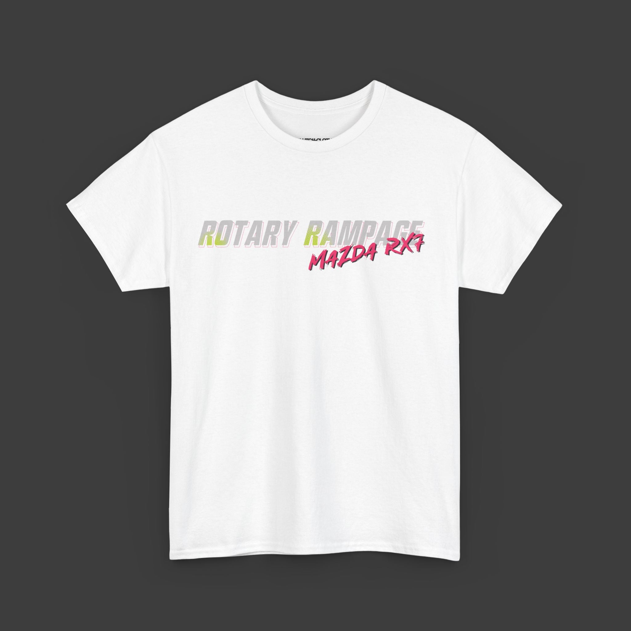 CarWorldDesign X Clutch — Rotary Rampage RX7 T‑Shirt