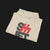 Folded front of SHIFT - ClutchCloth Classic Automotive Pullover Hoodie – Beige unisex hoodie featuring bold black and red 'SHIFT' graphic with a stylized clutch design. Ideal for car lovers and streetwear fans