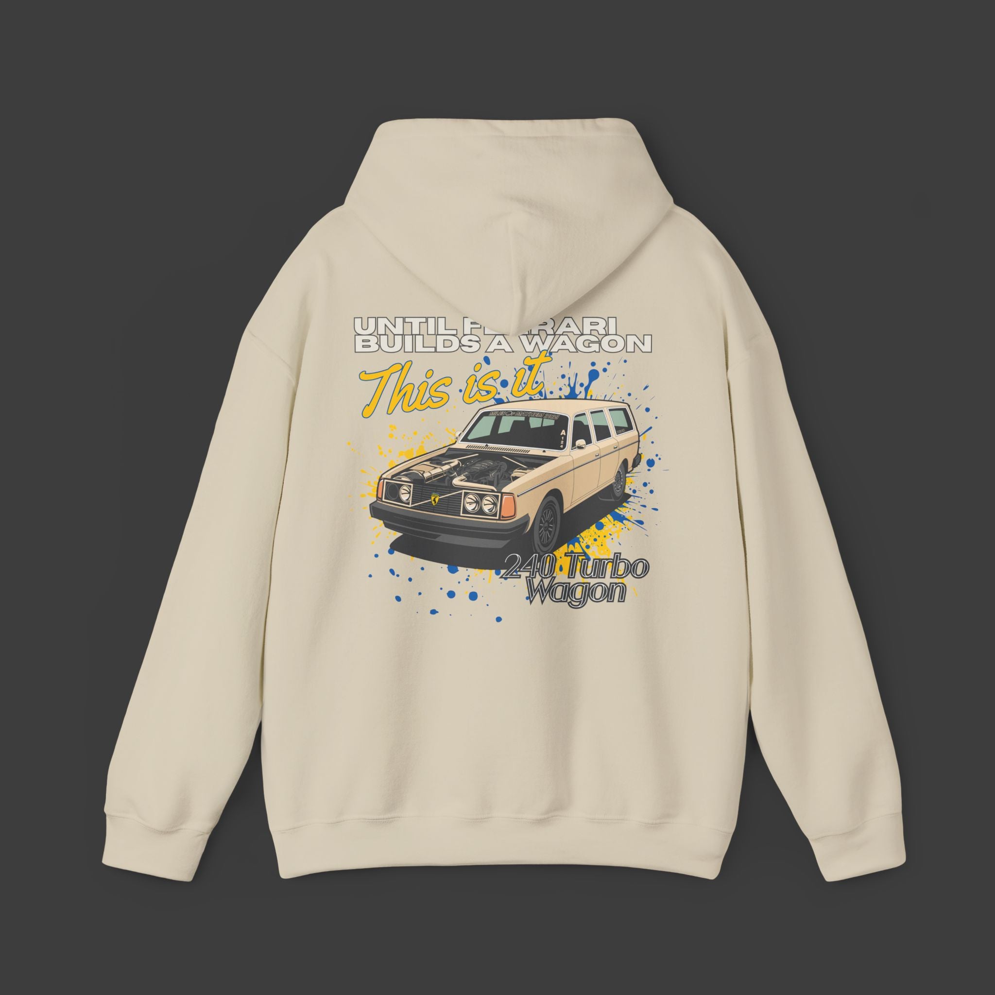 Team Twerdun X Clutch - Volvo 240 Turbo Wagon Hoodie