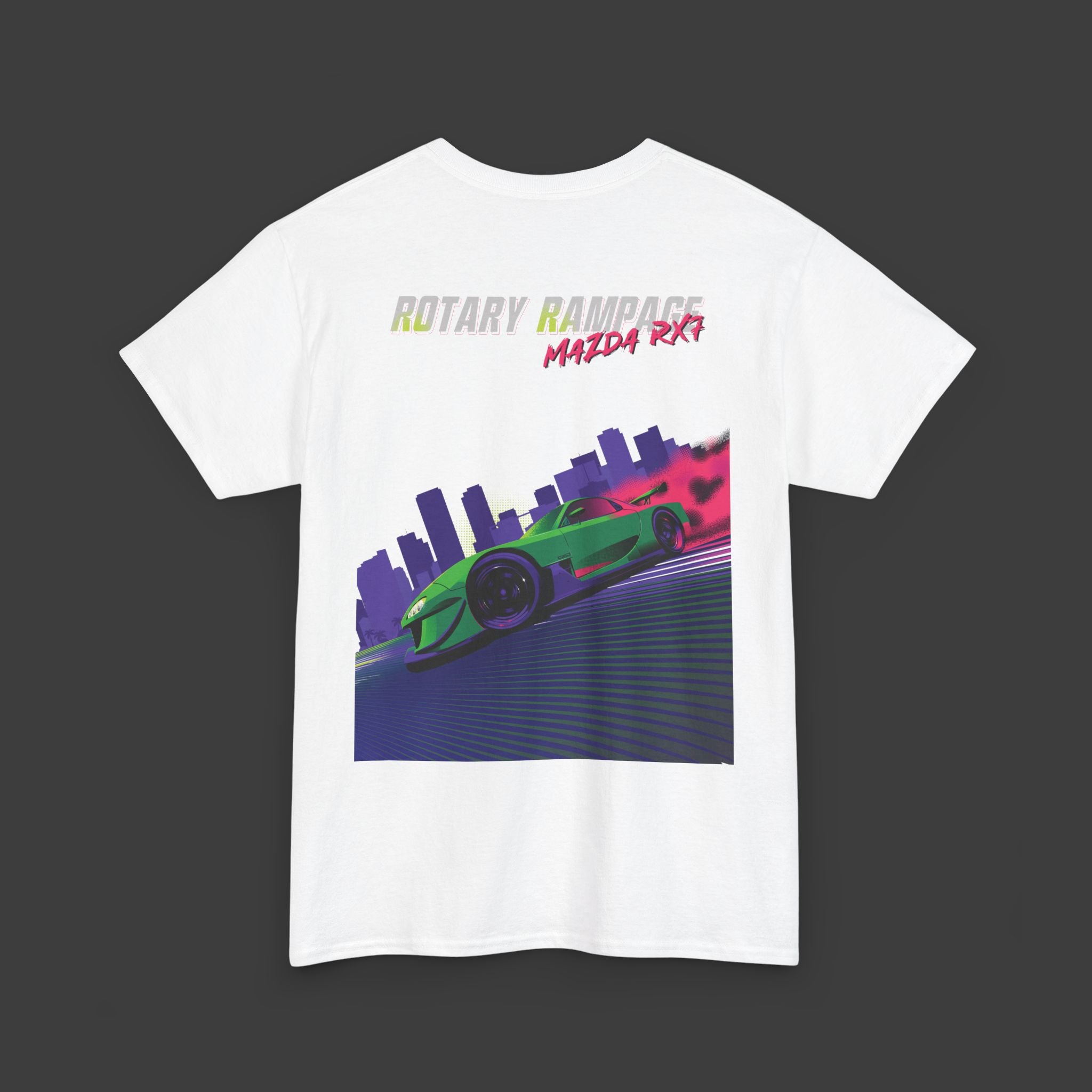 CarWorldDesign X Clutch — Rotary Rampage RX7 T‑Shirt – ClutchCloth