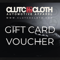 ClutchCloth.com Gift Card | Clutch Automotive Apparel