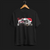 Front of 1970 2000GT-R Fuji Speedway Heritage Automotive Graphic T-Shirt – Black unisex tee featuring a classic 1970 2000GT-R in front of a stylized Fuji Speedway background in red and white. Ideal gift for vintage car enthusiasts and JDM lovers.
