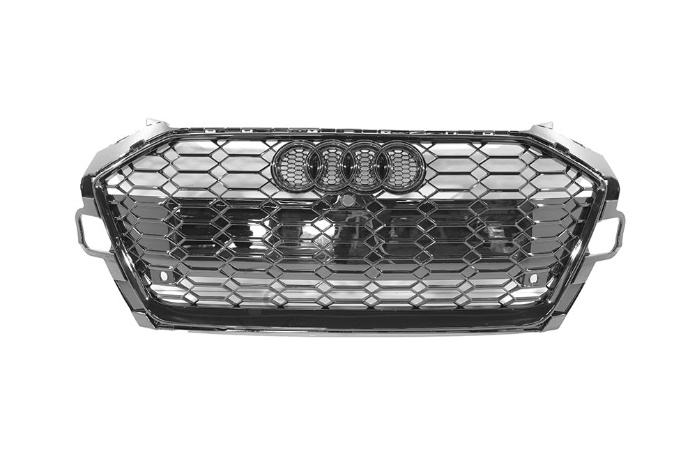 20-23 AUDI A4 S4 B9.5 - RS STYLE FRONT HONEYCOMB GRILL