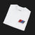 Folded RS2 Heritage Automotive Graphic T-Shirt – White unisex tee featuring a stylish RS2 car design with red, white, and blue color blocks. Ideal gift for classic car enthusiasts and Audi fans.