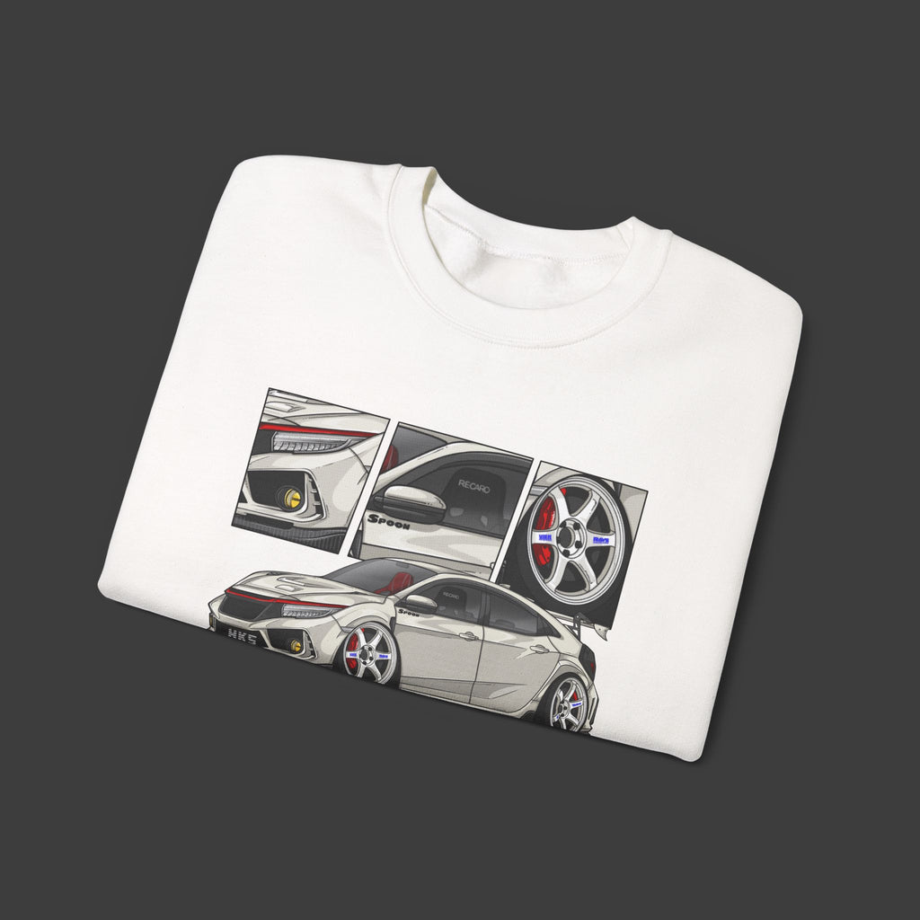 Jtooned X Clutch — FK8 Type R Sweatshirt