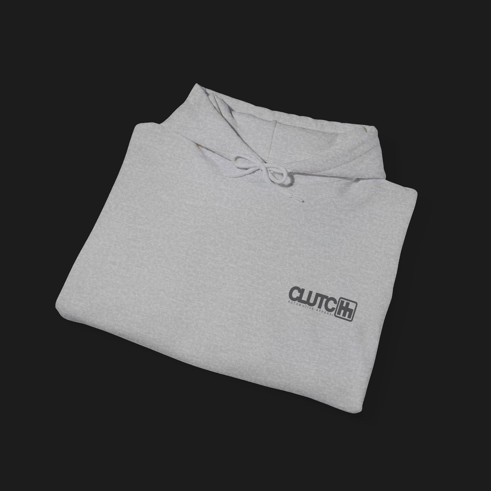 Folded 959 Classic Automotive Graphic Hoodie – Sport Grey unisex hoodie featuring a side profile of a Porsche 959 with large '959' text in white. Perfect for classic car and Porsche enthusiasts.