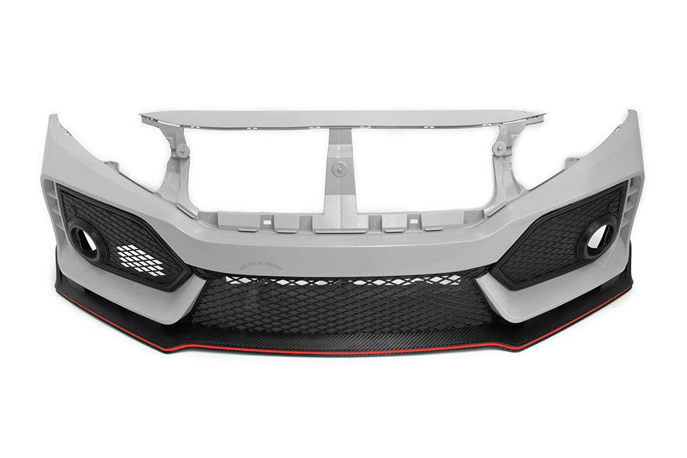 16-21 HONDA CIVIC - TYPE-R FRONT BUMPER + FRONT LIP PRE-FACELIFT