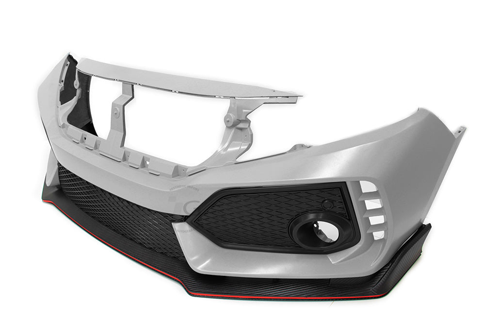 16-21 HONDA CIVIC - TYPE-R FRONT BUMPER + FRONT LIP PRE-FACELIFT