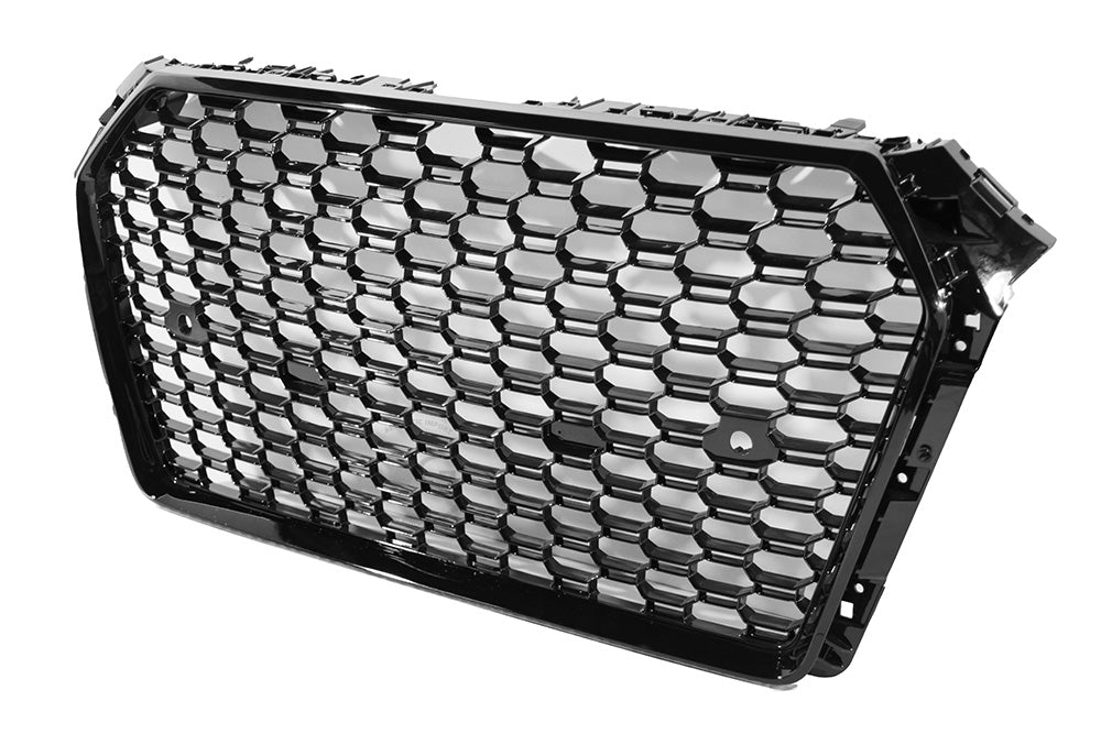 17-19 AUDI A4 S-Line S4 B9 - RS STYLE FRONT HONEYCOMB GRILL