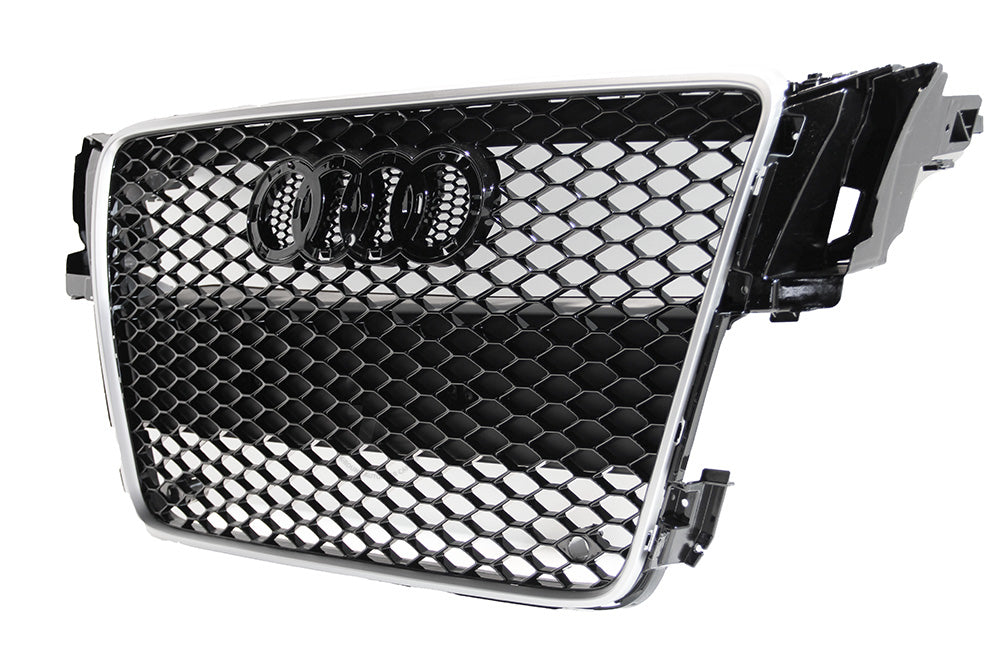 08-12 AUDI A5 S5 B8 - RS STYLE FRONT HONEYCOMB GRILL