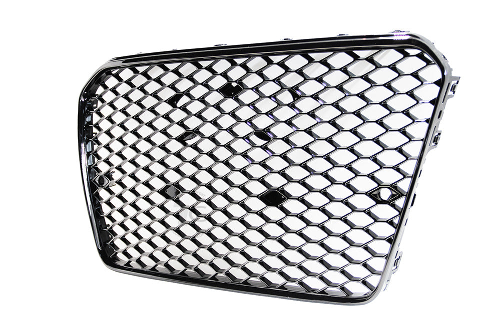 13-17 AUDI A5 S5 B8.5 - RS STYLE FRONT HONEYCOMB GRILL