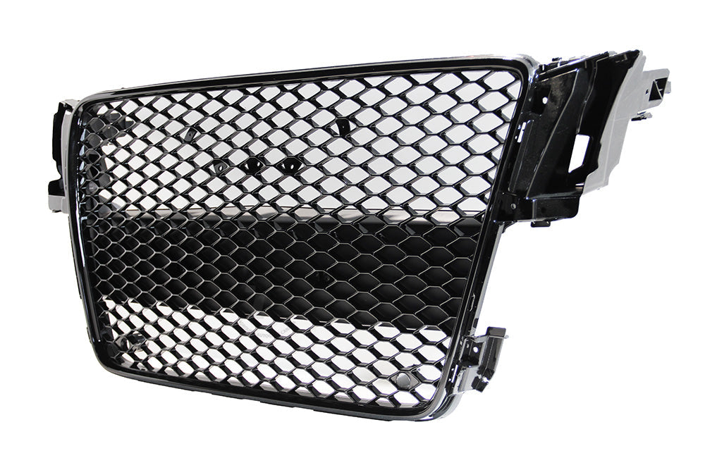 08-12 AUDI A5 S5 B8 - RS STYLE FRONT HONEYCOMB GRILL