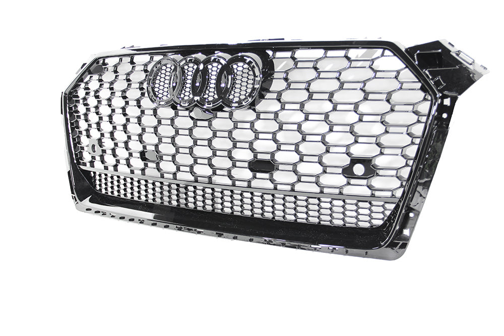18-20 AUDI A5 S5 B9 - RS STYLE FRONT HONEYCOMB GRILL