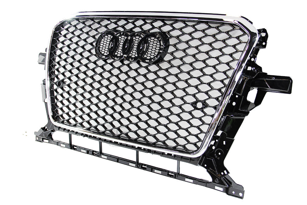 13-17 AUDI Q5/SQ5 - RS STYLE FRONT HONEYCOMB GRILL