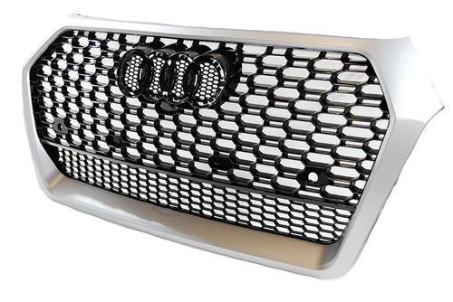 18-20 AUDI Q5/SQ5 - RS STYLE FRONT HONEYCOMB GRILL
