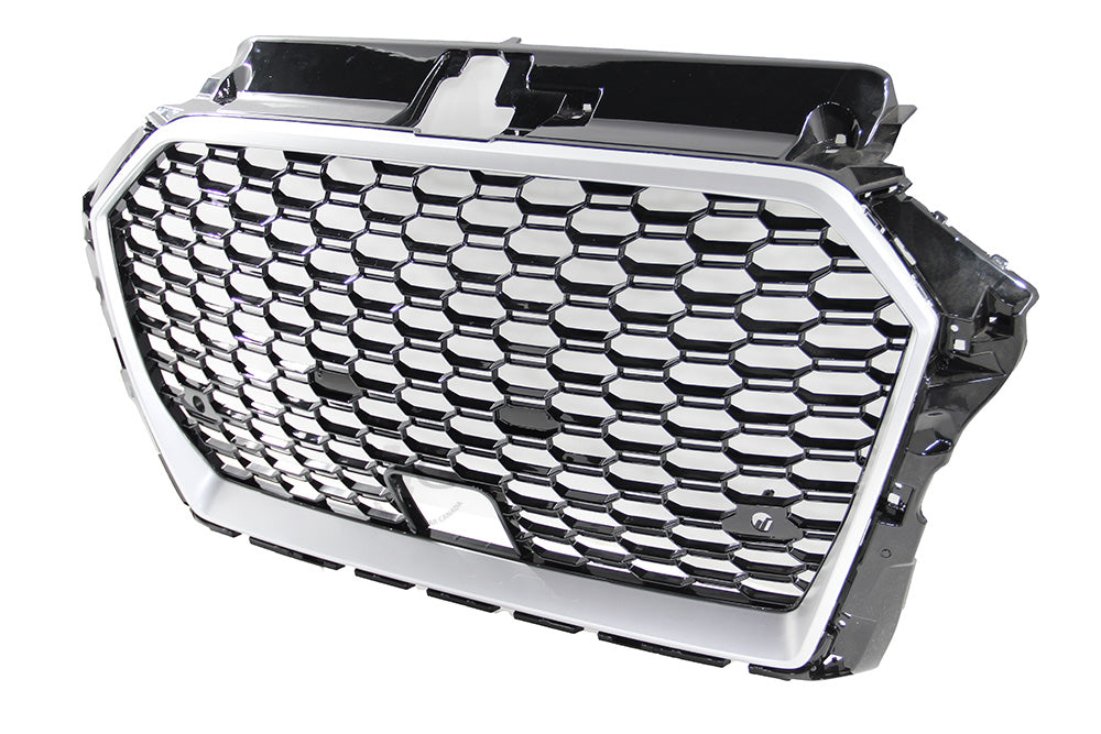 17-20 AUDI A3 S3 8V - RS STYLE FRONT HONEYCOMB GRILLE