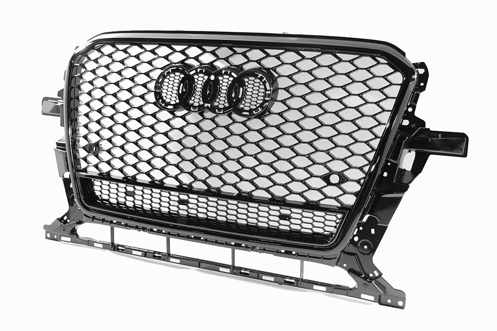 13-17 AUDI Q5/SQ5 - RS STYLE FRONT HONEYCOMB GRILL