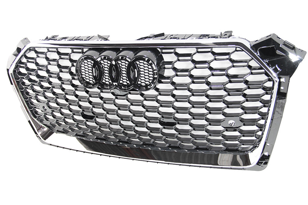 18-20 AUDI A5 S5 B9 - RS STYLE FRONT HONEYCOMB GRILL