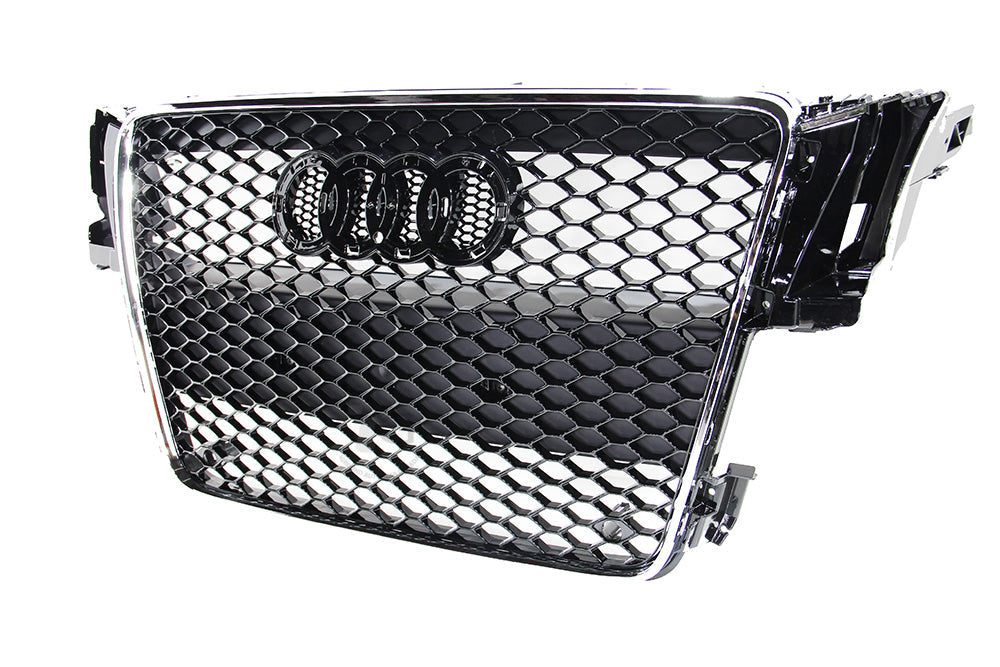 08-12 AUDI A5 S5 B8 - RS STYLE FRONT HONEYCOMB GRILL