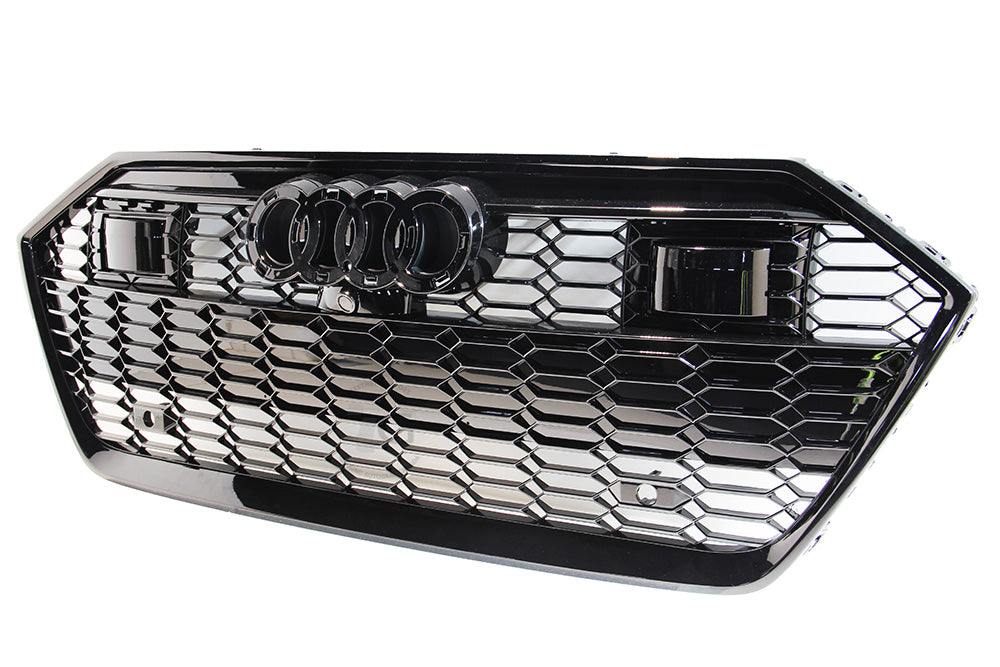 19-23 AUDI A7 S7 C8 - RS STYLE FRONT HONEYCOMB GRILLE