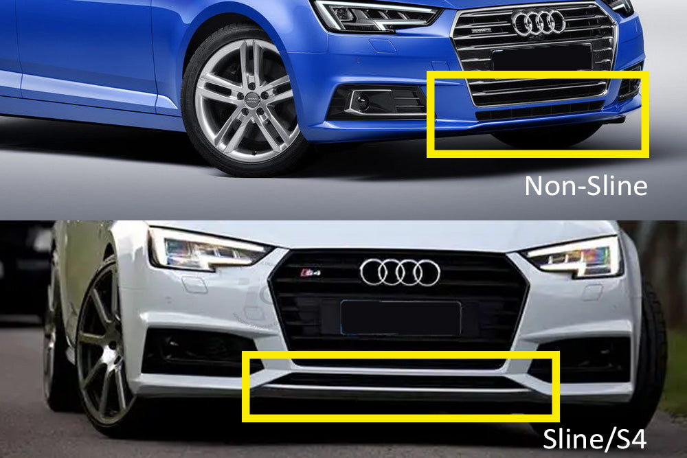 17-19 AUDI A4 non-S-Line B9 - RS STYLE FRONT HONEYCOMB GRILL