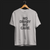 Front Angle of No Dragy No Care Automotive Graphic T-Shirt – Ice Grey tee with bold "No Dragy No Care" text design in black. Ideal gift for car culture fans and automotive enthusiasts.