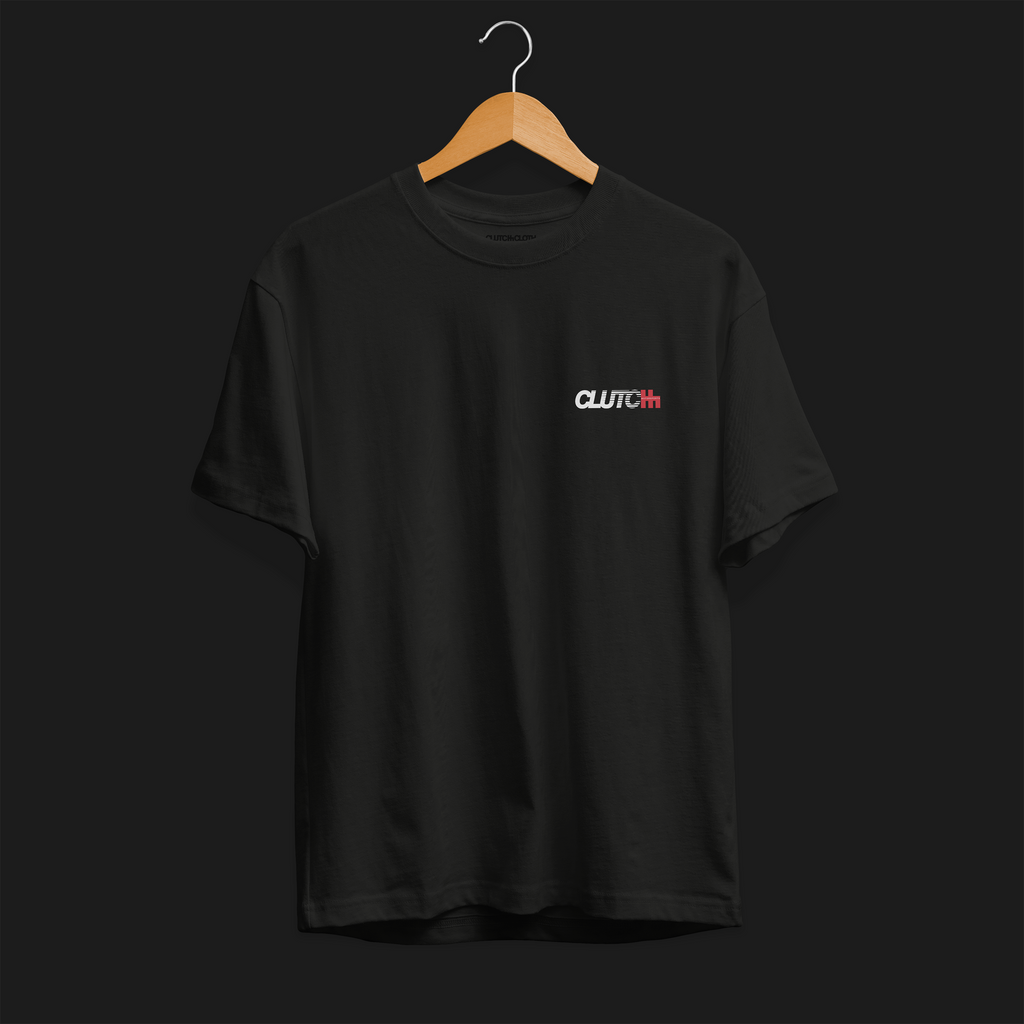 Front of R35 Rear Cherry Blossom Automotive Graphic T-Shirt – Black unisex tee featuring a sleek R35 car with cherry blossom background in shades of pink and purple. Ideal gift for car and JDM enthusiasts.