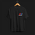 Front of RS2 Heritage Automotive Graphic T-Shirt – Black unisex tee featuring a stylish RS2 car design with red, white, and blue color blocks. Ideal gift for classic car enthusiasts and Audi fans.