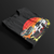 Folded Racing Sport Rally Sunset Automotive Graphic T-Shirt – Black unisex tee featuring a rally car and a vintage car against a bold sunset background in shades of red, orange, and yellow. Ideal gift for car and motorsport enthusiasts.