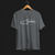 Front of Monster Classic SS V8 Automotive Graphic T-Shirt – Charcoal unisex tee featuring a sleek outline graphic of a classic SS V8 muscle car. A stylish gift for muscle car lovers and vintage car enthusiasts.