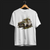 Front angle of Volks Retro Life Automotive Graphic T-Shirt – White unisex tee featuring a vintage rusted car overgrown with flowers. A unique gift for car enthusiasts and retro automotive lovers.